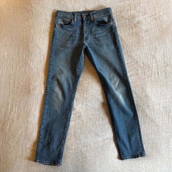 Levi's Lot 512 Slim Taper Men's Jeans 31x32 Light Wash - Picture 3 of 6
